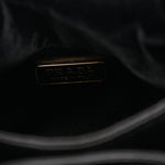 Padded Velvet Mini Bag Black