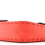 Cuoio Roma Sellerissima Nappa Sintetica Tape Stitch Mini Baguette Lava