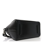 Shiny Lord Calfskin Mini Antigona Black