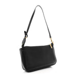 Natural Smooth Calfskin Rodeo Sling Pochette Black
