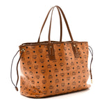 Visetos Large Liz Reversible Shopper Tote Cognac