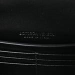 Nappa Intrecciato Long Andiamo Top Handle Clutch Black