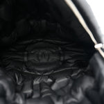 Nylon Embossed Small Doudoune Backpack Grey