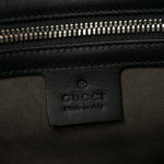 GG Supreme Monogram Selleria Calfskin Medium Duffle Beige Ebony Black