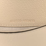 Textured Calfskin Crystal Mini Dionysus Shoulder Bag Mystic White