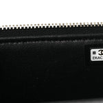 Lambskin Quilted Small Pillow Crush Vanity Case With Chain Black