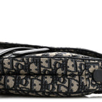 Oblique Saddle Bag With Strap Blue