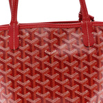 Goyardine Reversible Mini Anjou Red
