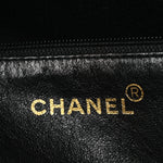 Caviar Large CC Shoulder Bag Black