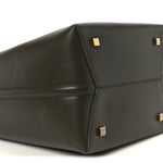 Shiny Calfskin Le 37 Bucket Bag Deep Musk