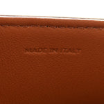 Canvas Calfskin Triomphe Shoulder Bag White
