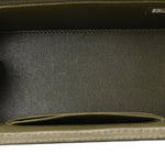 Lambskin Quilted Pick Me Up Vanity Case Khaki