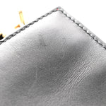 Nappa Bamboo Web Mini Nymphaea Top Handle Bag Black