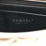 Metallic Lambskin Quilted Mini Square Flap Gold Black