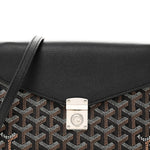 Goyardine Calfskin Chypre Wallet Pouch Black