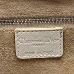 Lambskin Woven Dior Tote White