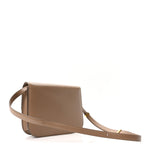 Liege Calfskin Medium Classic Box Flap Bag Taupe