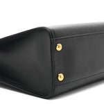 Saffiano Soft Calfskin Large Tote Black