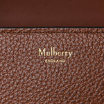 Natural Grained Calfskin Small Darley Satchel Oak