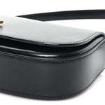 Box Calfskin Mini Voltaire Shoulder Bag Black