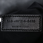 Calfskin Y Quilted Monogram Monochrome Medium Loulou Chain Satchel Black