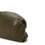Smooth Butter Calf The Pouch Oversized Clutch Mustard
