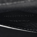 Grain De Poudre Textured Mixed Matelasse Triquilt Small Monogram Monochrome Satchel Black