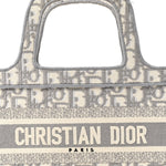 Oblique Mini Book Tote Grey Multicolor
