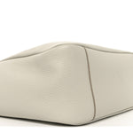 Grained Deerskin Bea Tote Blanc Vintage