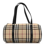 Nova Check Barrel Bag Black
