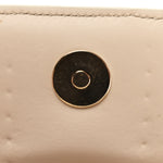 Calfskin Spikes Sweety Charity Shoulder Bag Beige