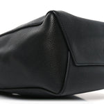 Soft Grained Calfskin Small Sangle Bucket Bag Black