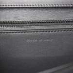 Box Calfskin Medium Classic Box Flap Bag Zinc