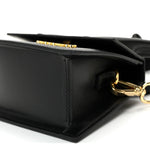 Smooth Calfskin Le Chiquito Moyen Black