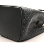 Calfskin Nanogram Embossed Neonoe BB Black