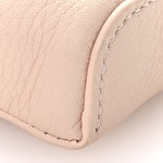 Grained Calfskin Extra Pocket Mini Pouch Creamed Honey