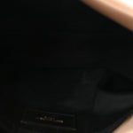 Lambskin Quilted Small Loulou Puffer Monogram Chain Satchel Dark Beige