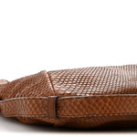 Snakeskin Buffalo Horn Mombasa Hobo Brown