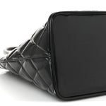 Patent Medallion Tote Black