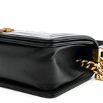 Caviar Quilted Medium Boy Flap Black