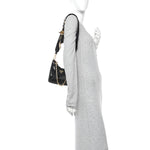 Patent Naplak Re-Edition 2005 Shoulder Bag With Charm Black