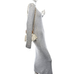 Calfskin Bamboo Mini Thiara Top Handle Bag White
