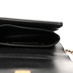 Caviar Quilted Mini Top Handle Flap Black