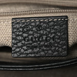 Dollar Calfskin Interlocking G Crossbody Bag Black