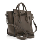 Drummed Calfskin Nano Luggage Souris