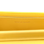 Caviar Quilted Wallet on Chain WOC Yellow