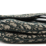 Oblique Saddle Bag Green