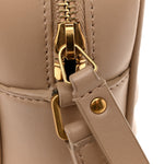 Calfskin Matelasse Monogram Lou Camera Bag Dark Beige