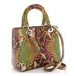 Snakeskin Medium Lady Dior Multicolor