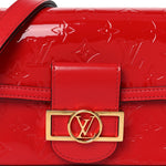 Vernis Monogram Dauphine Mini Red